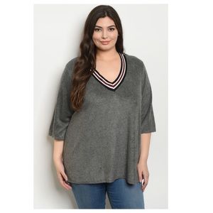 5 for $20 MIX N MATCH NWT Embellished Neckline Cozy Sweater Top